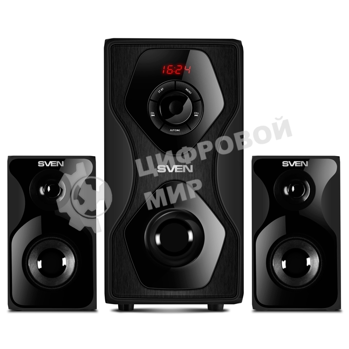 Акустическая система SVEN AC MS-2055, черный (55Вт, FM-тюнер, USB/SD, дисплей, ПДУ, Bluetooth)