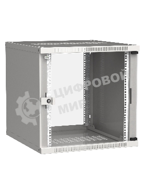 Шкаф ITK LWE3-09U64-GF LINEA WE 9U 600x450 мм дверь стекло серый