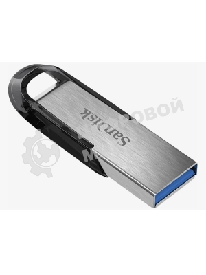 Флешка USB Sandisk CZ73 Cruzer Ultra Flair (SDCZ73-032G-G46), 32Gb, USB 3.0, R/W 150/45, серебристый/черный