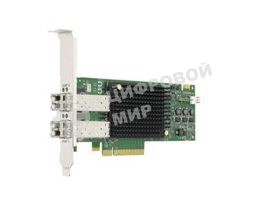 Сетевой адаптер Emulex Broadcom/LSI LPe31002-M6 Gen 6 (16GFC), 2-port, 16Gb/s, PCIe Gen3, Upgradable to 32GFC
