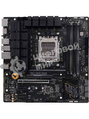 Материнская плата ASUS TUF GAMING B650M-E, AM5, AMD B650, 4xDDR5, 4xSATA, 2xM.2, 1xPCIe 4.0 x16, 2xPCIe x1, 2xDP, 1xHDMI, 1x 2.5Gb LAN, 1xUSB-A 3.2 Gen 2, 2xUSB-A 3.2 Gen 1, 4xUSB 2.0, 1xUSB-C 3.2 Gen 2, 3x3.5 мм, 7.1, mATX