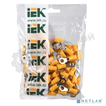 Наконечник НКИ 5.5-6 (кольцо 4-6) (уп. 100 шт) ИЭК UNL20-006-6-6