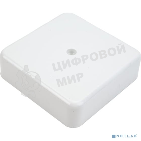 Коробка КМ41212-01 распаячная IEK UKO10-075-075-020-K01 для о/п 75х75х20 мм белая (6 клемм 6мм2)