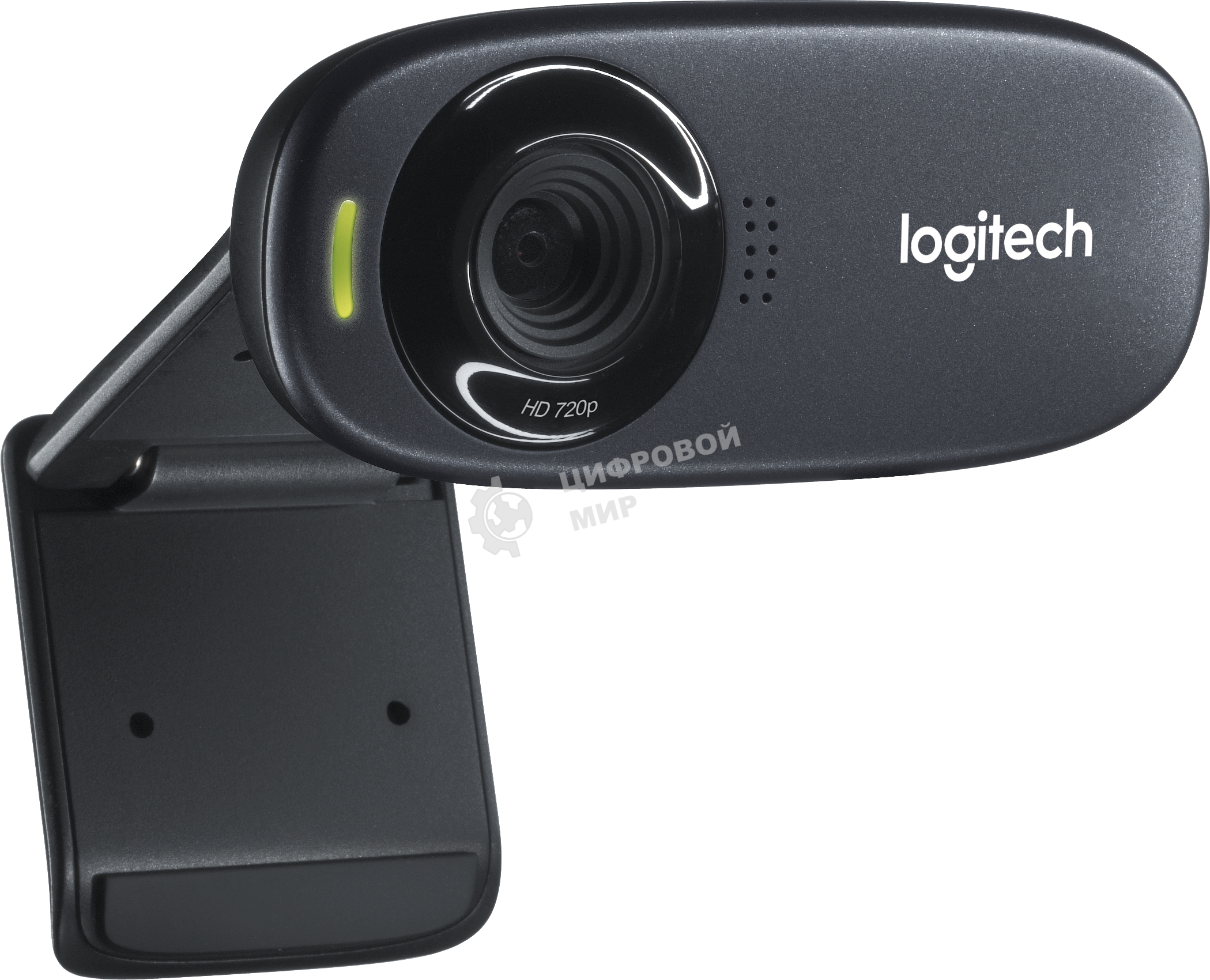 Веб-камера Logitech C310 HD 1280x720, 30 кадр/с, USB Type-A, микрофон (шумоподавление), автоосвещение, универсальное крепление