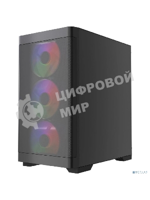 Корпус PowerCase Mistral Micro A13B, Micro-Tower, чёрный