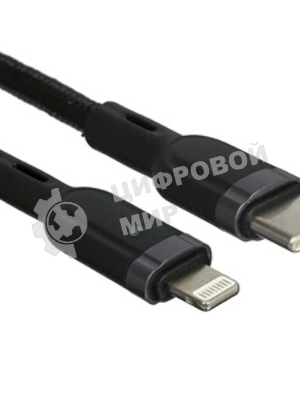 Кабель Hoco U117 IP(01467) USB Type-C-Lightning (m) 1.2м черный