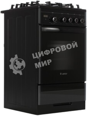 Плита газовая Gefest ПГ 5500-03 0044 черный, конфорок 4 шт, духовка 52 л, 50 см x 85 см x 58.5 см