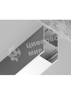 Алюминиевый профиль Ambrella light GP3000AL серебро 2000*35*67