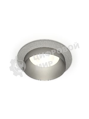 Комплект встраиваемого светильника Ambrella light XC6514023 SGR/MCH серый песок/хром матовый MR16 GU5.3 (C6514, N6133)