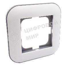 Ovivo Рамка 1-местн. ЛОФТ (LOFT), белый/серый, 404-010003-096