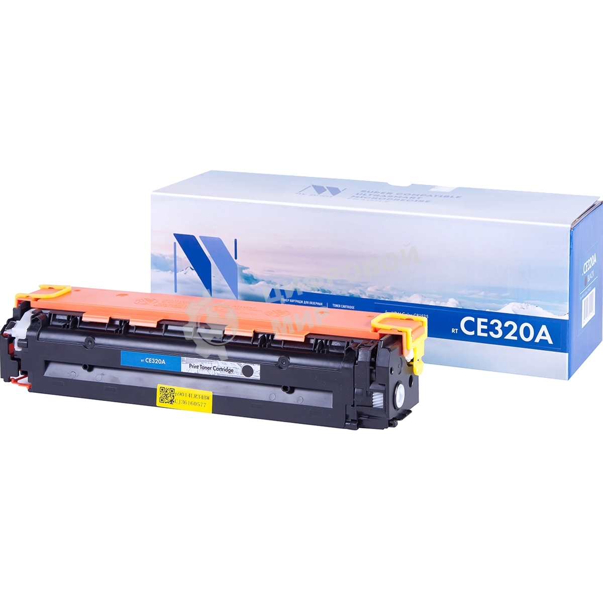 Картридж лазерный NVPrint совместимый HP CE320A черный для LJ Color CP1525 (2000k)