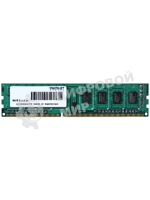 Оперативная память Patriot, DDR3, 4GB (1x4 GB), 1600 MHz, CL11, DIMM