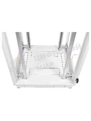 Шкаф телекоммуникационный напольный 42U (800x1000) дверь перфорированная (3 места), ШТК-М-42.8.10-4ААА