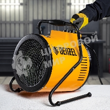 Тепловая пушка Denzel SFH-9000 400 В, 720 м3/ч, 3 реж. вентилятор, 6000/9000 Вт