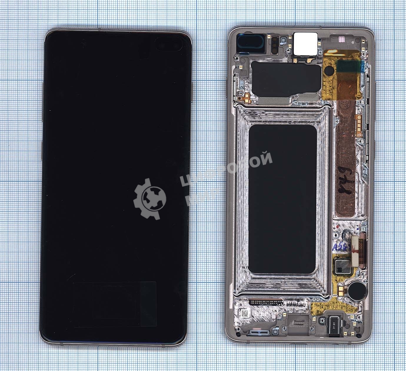 Дисплей для Samsung Galaxy S10+ SM-G975F/DS Ceramic белый