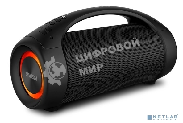 Колонка портативная Sven АС PS-370 черный 40W 2.0 BT