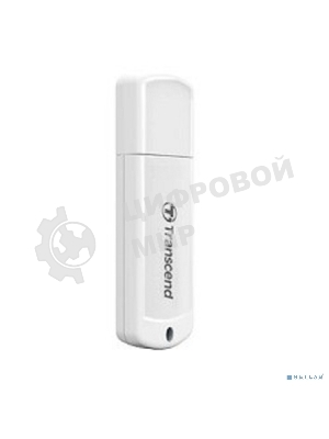 Флешка USB Transcend JetFlash 370 (TS32GJF370), 32Gb, USB 2.0, R/W 12/5, белый