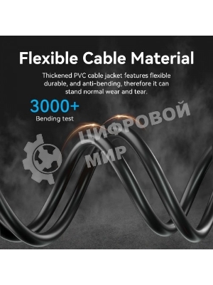 Кабель Vention HDMI High speed v2.0 with Ethernet 19M/19M - 15м