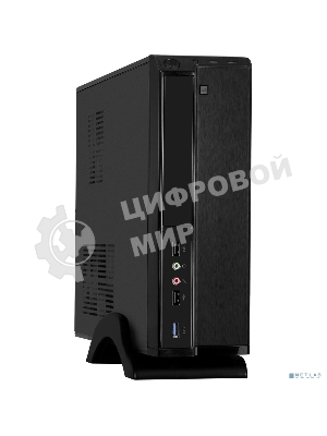 Компьютерный корпус Desktop ExeGate MI-207U-300W-8 (miniITX/mATX, БП M300 с вент. 8см, 1*USB+1*USB 3.0, аудио, черный)