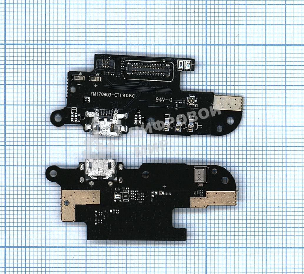 Плата разъема питания для Meizu M6