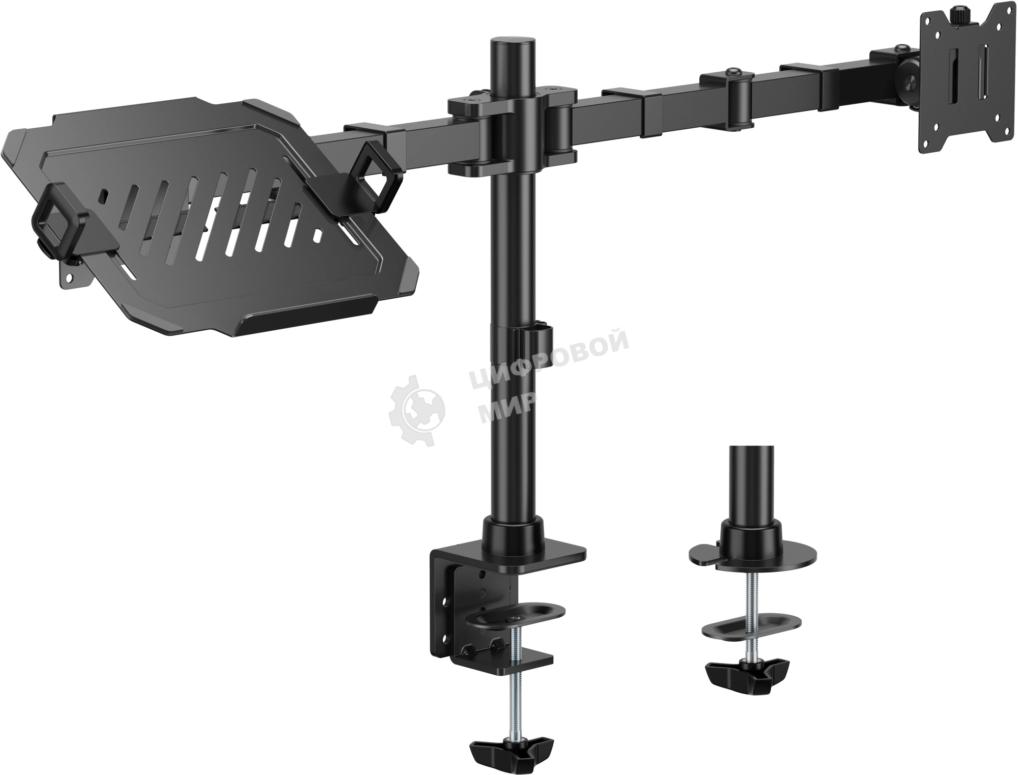 Кронштейн для монитора/ноутбука Cactus CS-VM-LH24-BL черный 17