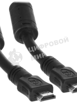Кабель Cablexpert HDMI CC-HDMI4-15M, 19M/19M, v2.0, медь, позол.разъемы, экран, 15м, черный, пакет