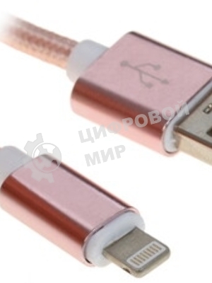 Кабель Redline Candy УТ000021991 Lightning (m) USB A(m) 1м розовый