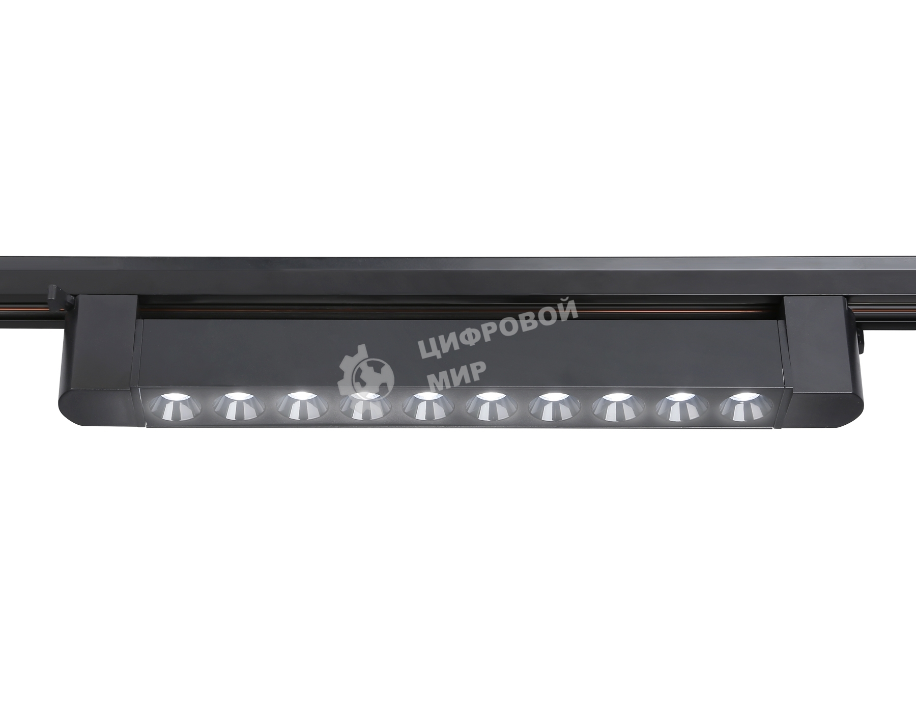 Трековый однофазный светильник Ambrella light GL6709 BK черный IP20 20W 4200K 24° 323*35*57