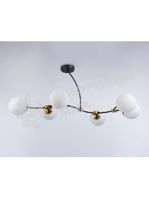 Светитльник Ambrella Light TR2555/6 BK/SB черный/бронза E27/6 max 60W 1160*600*450