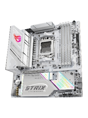 Материнская плата ASUS ROG STRIX B850-G GAMING WIFI, AM5, AMD B850, 4xDDR5, 2xSATA, 4xM.2, 1xPCIe 5.0 x16, DisplayPort, HDMI, 1x2.5Gb LAN, USB Type-C, Wi-Fi 7, Bluetooth, 2x3.5 мм, 7.1, microATX