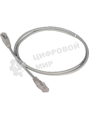 Патч-корд TWT FTP cat.6, с заливными колпачками, 7.0 м, серый