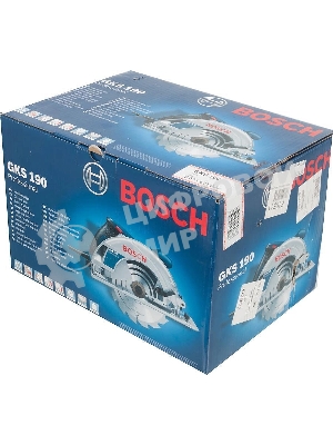 Пила дисковая Bosch GKS 190 0601623000 1200 Вт, 190х30мм, 66мм, 4,2кг, коробка