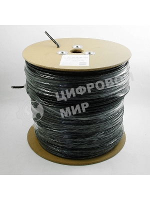 Кабель Cablexpert, SFTP5e, 4 пары, 0.51 мм, медь, однож., экран, оплетка, 305 м, для внешней прокладки, Fluke Test, черный