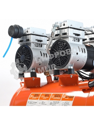 Компрессор поршневой Patriot WO 50-300 безмасляный 300л/мин 50л 2000Вт оранжевый