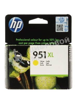 Картридж струйный HP 951XL CN048AE желтый для HP OJ Pro 8100/8600 (1500 стр.)