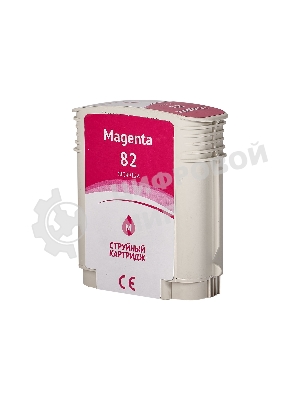 Картридж струйный Sakura C4912A (№82 Magenta) для HP, пурпурный, 72 мл.