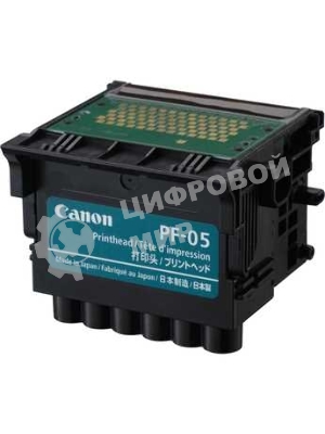 Печатающая головка Canon PF-05 многоцветный для Canon iPF6300, iPF6300S, iPF6350, iPF6400, iPF6400S, iPF6400SE, iPF6450, iPF8300, iPF8300S, iPF8400, iPF8400S, iPF8400SE, iPF9400, iPF9400S