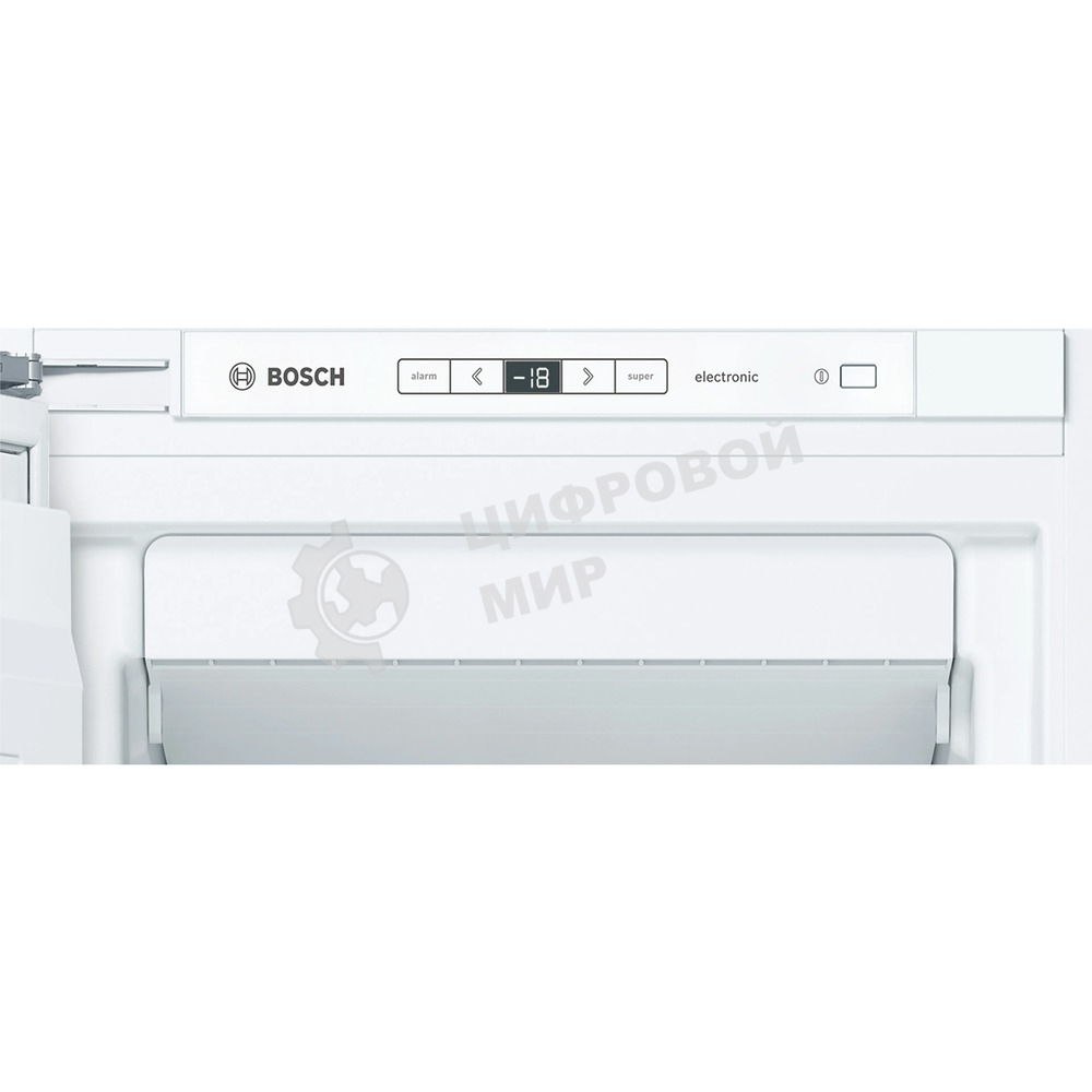 Встраиваемый морозильный шкаф Bosch GIN81AEF0U, белый, 212л, 5 ящиков