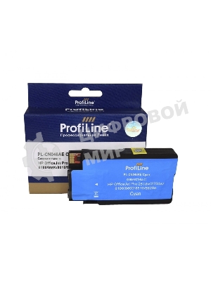 Картридж струйный ProfiLine PL-CN046AE №951XL для принтеров HP OfficeJet Pro 251dw/276dw/8100/8600/8610/8620e Cyan