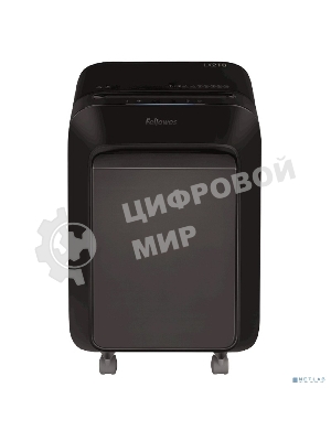 Шредер Fellowes PowerShred LX210 черный (секр.P-4) перекрестный 16лист. 23лтр. скрепки скобы пл.карты