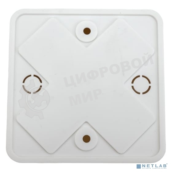 Коробка КМ41212-01 распаячная IEK UKO10-075-075-020-K01 для о/п 75х75х20 мм белая (6 клемм 6мм2)