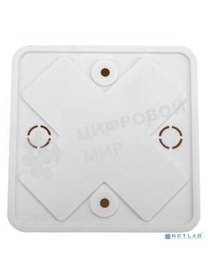 Коробка КМ41212-01 распаячная IEK UKO10-075-075-020-K01 для о/п 75х75х20 мм белая (6 клемм 6мм2)