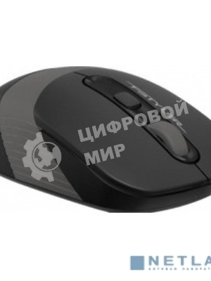 Мышь беспроводная A4Tech Fstyler FG10 черный/серый, 2000 dpi, радиоканал, USB, кнопки - 4