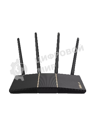 Роутер беспроводной Asus RT-AX57 AX3000 10/100/1000BASE-TX черный