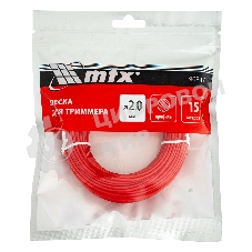 Леска для триммера MTX круглая 2,0 мм х 15 м