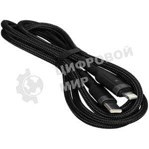 Кабель Hoco U117 IP(01467) USB Type-C-Lightning (m) 1.2м черный