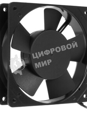 Вентилятор для корпуса Gembird черный, 120 мм, 2100 об/мин, 37.5 дБ, 2 pin