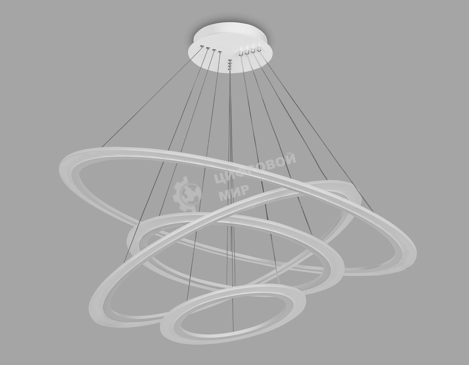 Светильник Ambrella light FA4363/4 WH белый 235W 3000K/4200K/6400K D1000*870 (ПДУ РАДИО 2.4G)