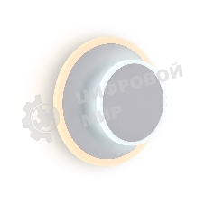 Настенный светодиодный светильник с выключателем Ambrella light FW105 WH/S белый/песок LED 3000K/6400K 15W 240*190*50