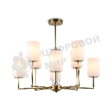 Люстра Ambrella light LH56217/8 BS/FR латунь/белый матовый E27/8 max 60W D700*600